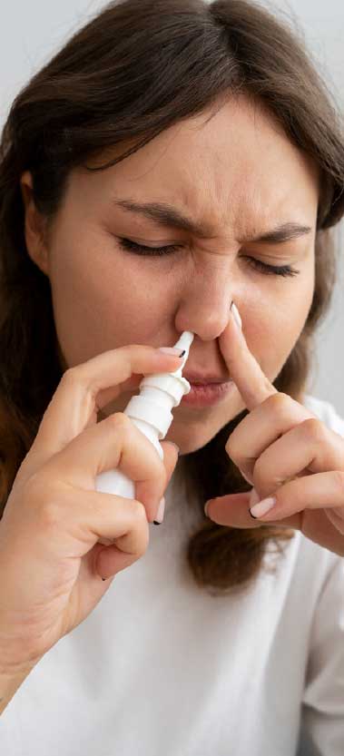 Persistent nasal blockage